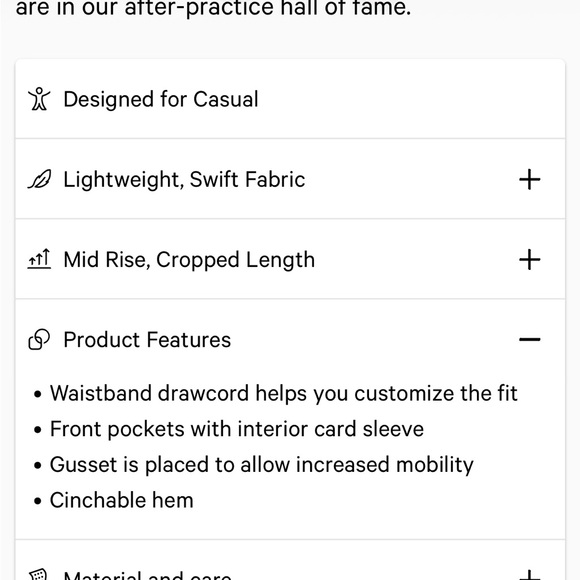 Lululemon Black Cropped studio pants size 14 - Picture 6 of 6
